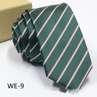 6CM Trendy Men's 1960 Needle Fine Made Nano Waterproof Tie