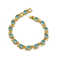 Women's Round-shaped Zircon-inlaid Bracelet