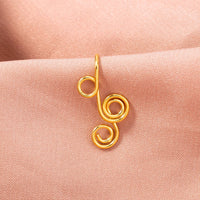 Fake Piercing Nose Nails, Exaggerated Hand-wound Piercing-free Nose Clip