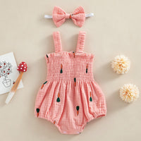 Summer Baby Jumpsuit Crawling Suit Printing Cartoon Picture