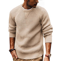 Men's Retro Heavyweight Thickened Sweater Loose-Fit Casual Knitwear