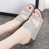 Thick-soled Slippers Arrival Versatile And Simple For Outdoor Wear Womens