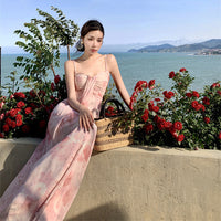 Beach-style Floral Dress For Women
