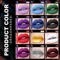 Halloween Creative Makeup Retro Matte Gold Silver Lip Gloss