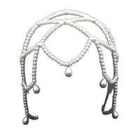 Vintage And Versatile Bridal Water Droplet Imitation Pearl Headpiece