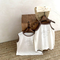 New Children's Clothing Contrast Color Baby Fart Romper