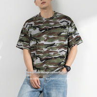 Men's Loose-fit Retro Camo Short-sleeve T-shirt