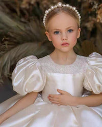 Children's Puffy Yarn Catwalk Show Dress