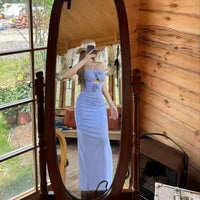 Womens Fashion Hollow-out Sexy Backless Dress