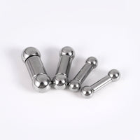 Large Size Internal Teeth Straight Rod Stainless Steel Earrings Body Ring