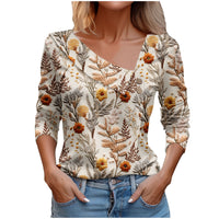 Long Sleeve Color Printed Shirt