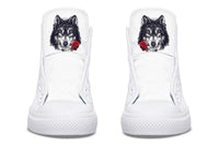 High Top Canvas Shoes For Printing Lovers