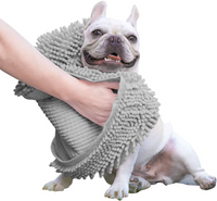 Household Simple Chenille Pet Absorbent Towel