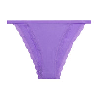 Lace Solid Color Low Waist Cute Girl Thin Briefs