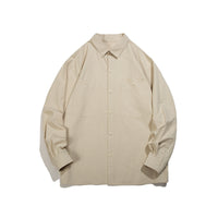 Women's Cotton Loose Solid Color Casual Shirt