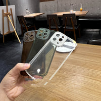 Black And Transparent Fine Pupil Pupil Mobile Phone Case