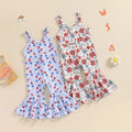 New Independence Day Strap Bell-bottom Pants