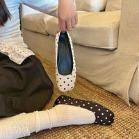 2026 Spring Retro Ballet Flats For Women-French Square Toe Slip-On Loafers, Vintage Grandma Shoes