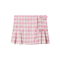 European And American Plaid Pleated Skirt Women's Summer