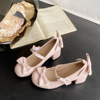 Round-toe Ballet Flats With A Bow, Perfect For Pairing With Any Skirt