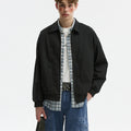 Short Jacket For Men And Women, Deconstructed Pilot Collar Jacket For Autumn