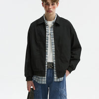 Short Jacket For Men And Women, Deconstructed Pilot Collar Jacket For Autumn