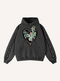 Fashion Casual Printed Polyester Sweater