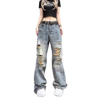 Straight-leg Loose-fit High-street Vibe Long Pants