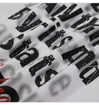 Fashion Personality Foam Printed Hoodie Men