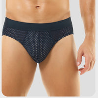 Men's Underwear Ice Silk Solid Color Low Waist