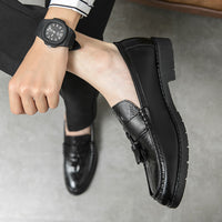 Personalized Tassel Pointed Toe New Fashion Leather Casual Shoes
