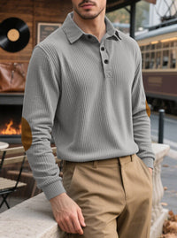 Men's Corduroy Loose Casual Long-sleeved Sweatshirt