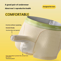 Men's Mesh Boxers Breathable Bullet Separation Boxers