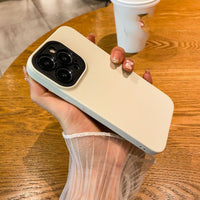 Simple Pure Color Mobile Phone Case Soft Glue