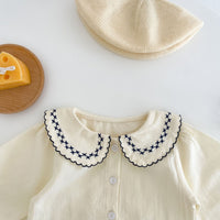 Long Sleeve Shirt Suspender Romper Jumpsuit