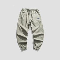 Drawstring Overalls Trendy All-match Men's Nine-point Casual Pants