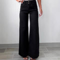 Solid-color Jeans Women's European And American Style Casual Versatile