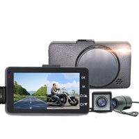 High-Definition 720P Split-Type Waterproof Dual-Lens Motorcycle Dash Cam