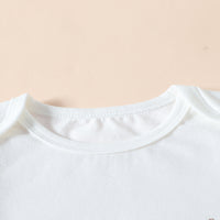 Infant Toddler Clothing Casual Short Sleeve Letter Set