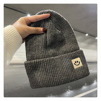 Knitted Hat Women's Winter Solid Color