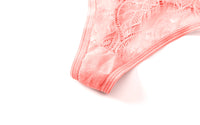 Lace Sexy Solid Color See-through Cotton Shorts
