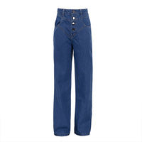 Women's Loose Long Jeans StretchSlim