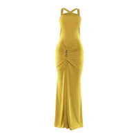 Women's Fashion Cross-Neckline Dress