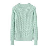 Round Neck Sweater Women's Pure Cashmere Sweater