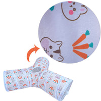 Rabbit Cat Tunnel Suede Cat Three Channel Foldable Pet Supplies