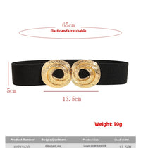 Women's Fashion Bohemian Metal Circle Hollow Belt