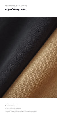 Canvas Turn-down Collar Coat Men's Autumn