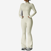 Zipper Nude-Feel Yoga Suit Women's