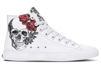Printed Couple High Top Canvas Shoes