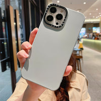 Macaron Solid Color Mobile Phone Case Liquid Skin Feel